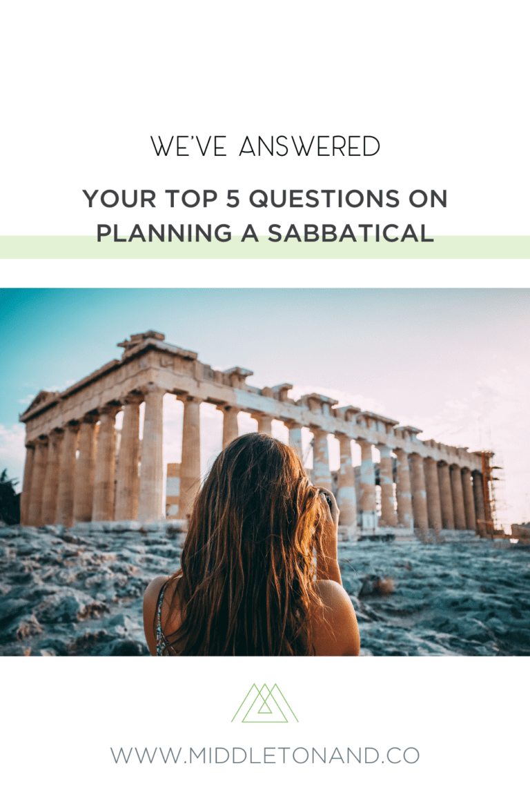 Top 5 Questions On Sabbatical Planning Now Answered! - Middleton & Company