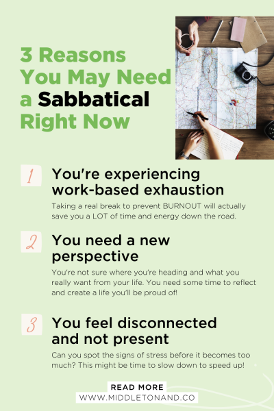 Can a sabbatical prevent burnout?